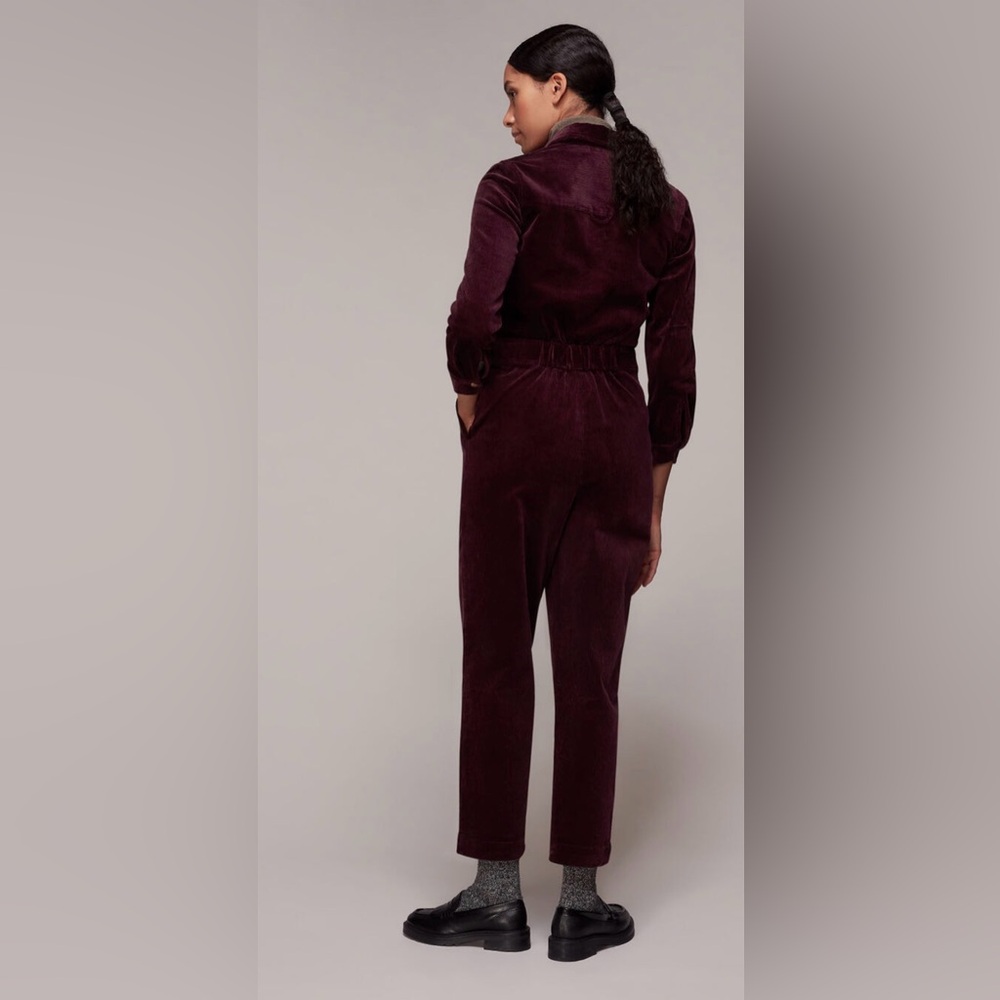 Elegant Burgundy Jumpsuit - Whistles